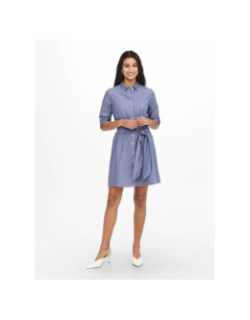 Robe rayée hall bleu blanc femme - JDY