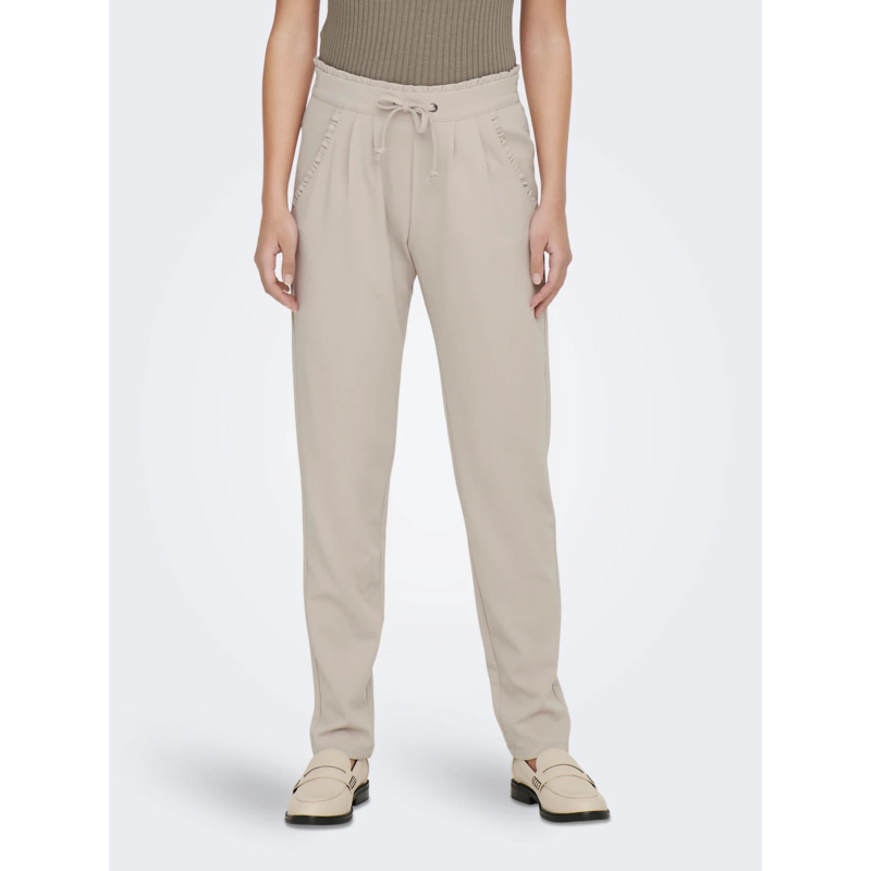Pantalon fluide catia beige femme - JDY