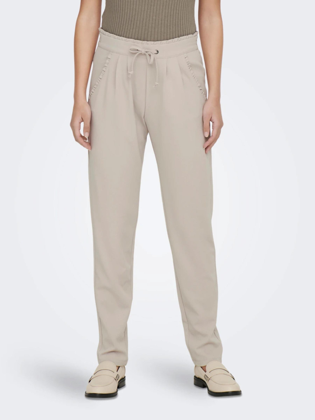 Pantalon fluide catia beige femme - JDY