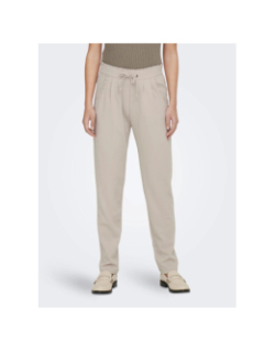 Pantalon fluide catia beige femme - JDY
