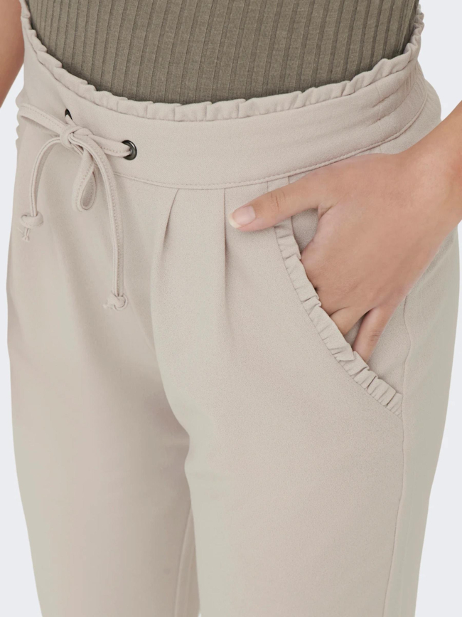 Pantalon fluide catia beige femme - JDY
