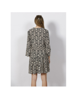 Robe courte imprimé bora noir femme - JDY