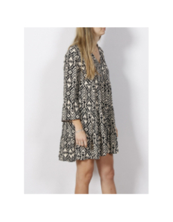 Robe courte imprimé bora noir femme - JDY
