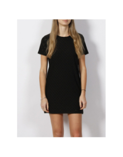 Robe droite ajouré cathinka noir femme - JDY