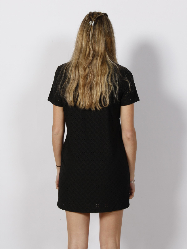 Robe droite ajouré cathinka noir femme - JDY