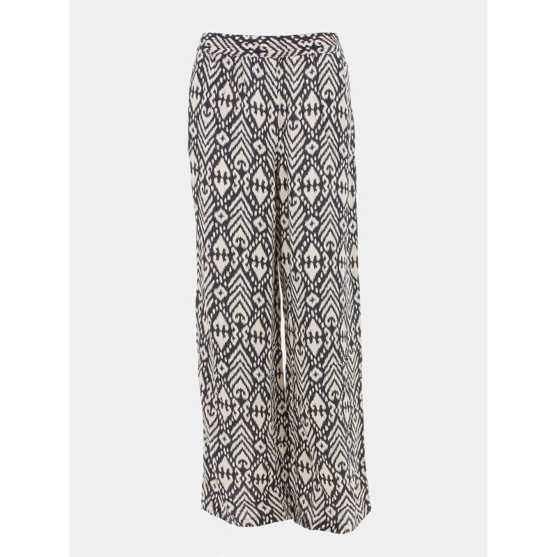 Pantalon large bora imprimés noir femme - JDY