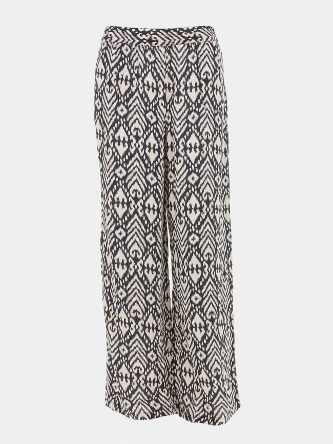 Pantalon large bora imprimés noir femme - JDY