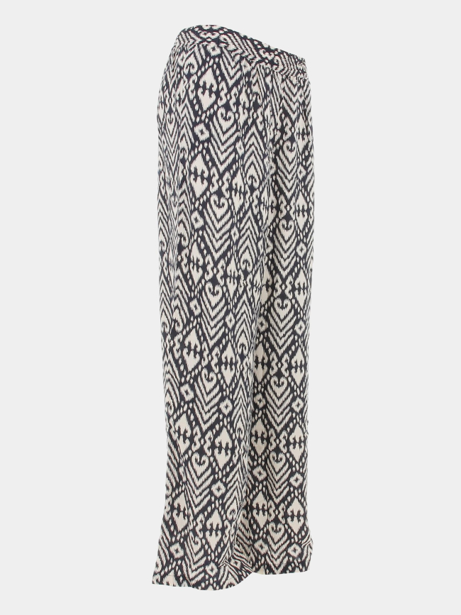 Pantalon large bora imprimés noir femme - JDY