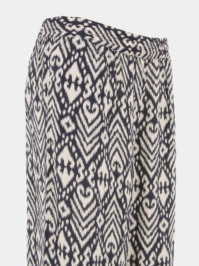 Pantalon large bora imprimés noir femme - JDY
