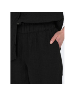 Pantalon fluide large divya noir femme - JDY