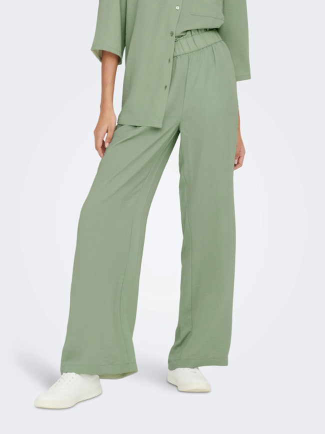 Pantalon fluide large divya vert femme - JDY