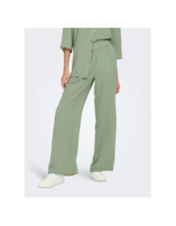Pantalon fluide large divya vert femme - JDY