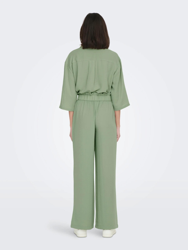 Pantalon fluide large divya vert femme - JDY