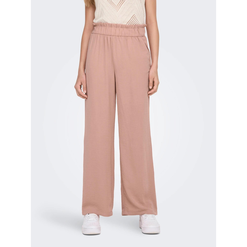 Pantalon fluide large divya rose femme - JDY