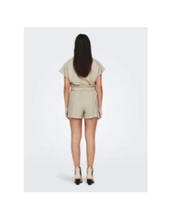 Short en lin say beige femme - JDY