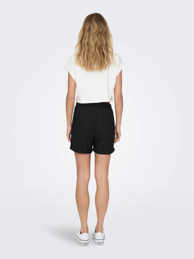 Short ajouré cathinka noir femme - JDY
