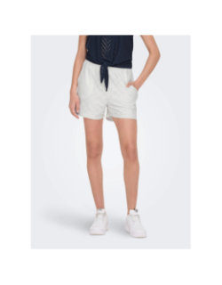 Short ajouré cathinka blanc femme - JDY