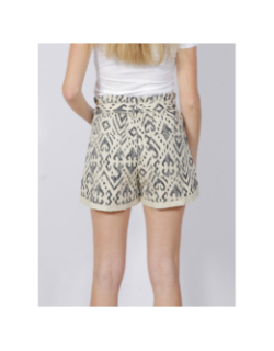 Short taille haute imprimés maddie beige femme - JDY