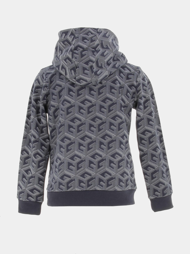 Sweat à capuche G cube bleu gris tout-petits - Guess