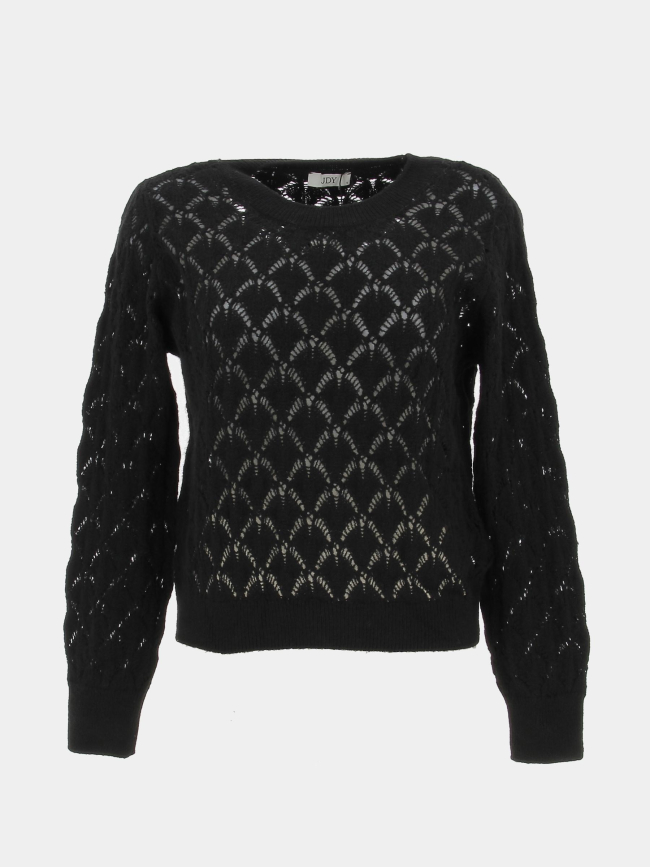 Sweat à capuche crop 3 stripes rouge et noir femme - Adidas