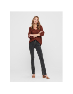 Pull en maille new megan marron femme -  JDY