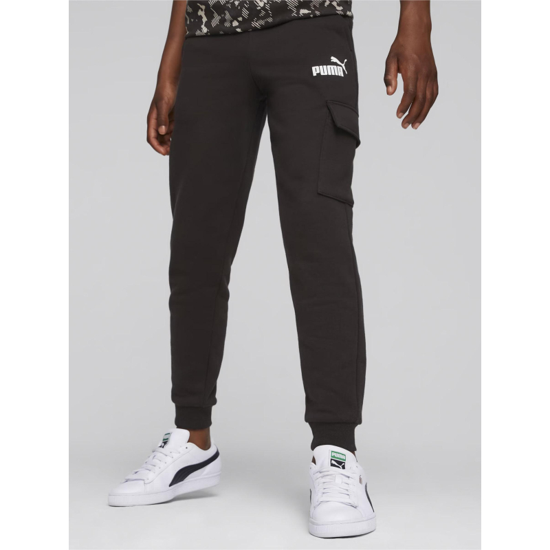 Pantalon de Jogging cargo essential noir garçon - Puma