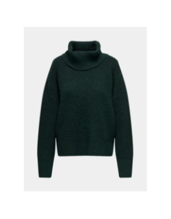 Pull col roulé alina life vert foncé femme - JDY