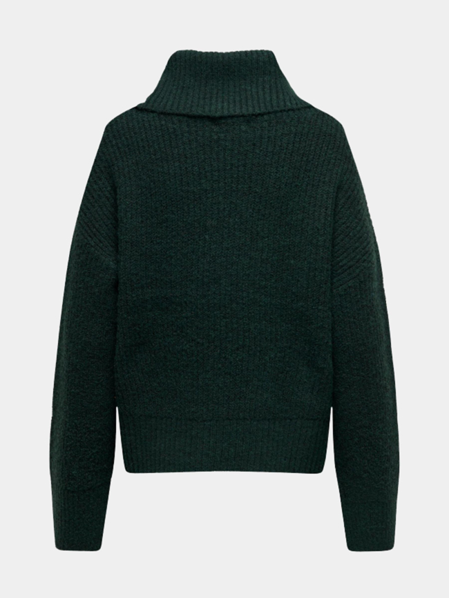 Pull col roulé alina life vert foncé femme - JDY