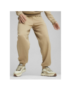 Pantalon de Jogging uni logo essential beige femme - Puma