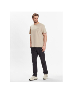 T-shirt à manches courtes csc basic logo beige homme - Columbia