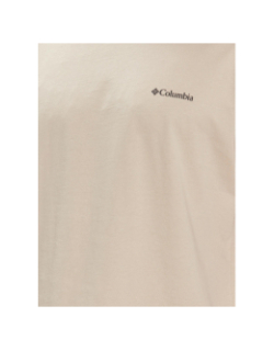 T-shirt à manches courtes csc basic logo beige homme - Columbia