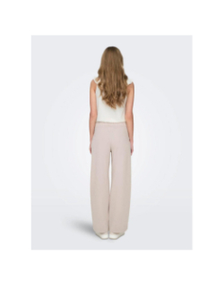 Pantalon large geggo beige femme - JDY