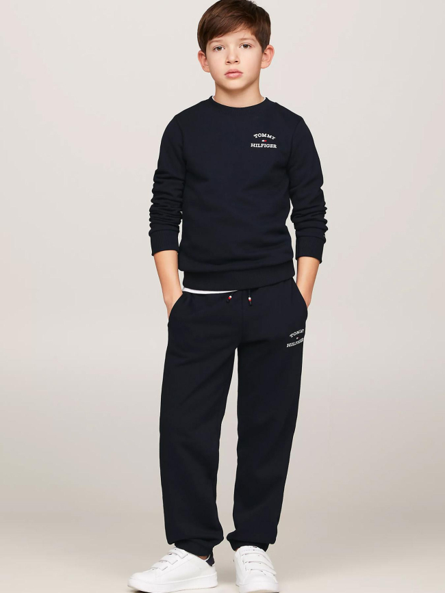 Pantalon de Jogging logo bleu marine enfant - Tommy Hilfiger