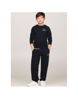 Pantalon de Jogging logo bleu marine enfant - Tommy Hilfiger