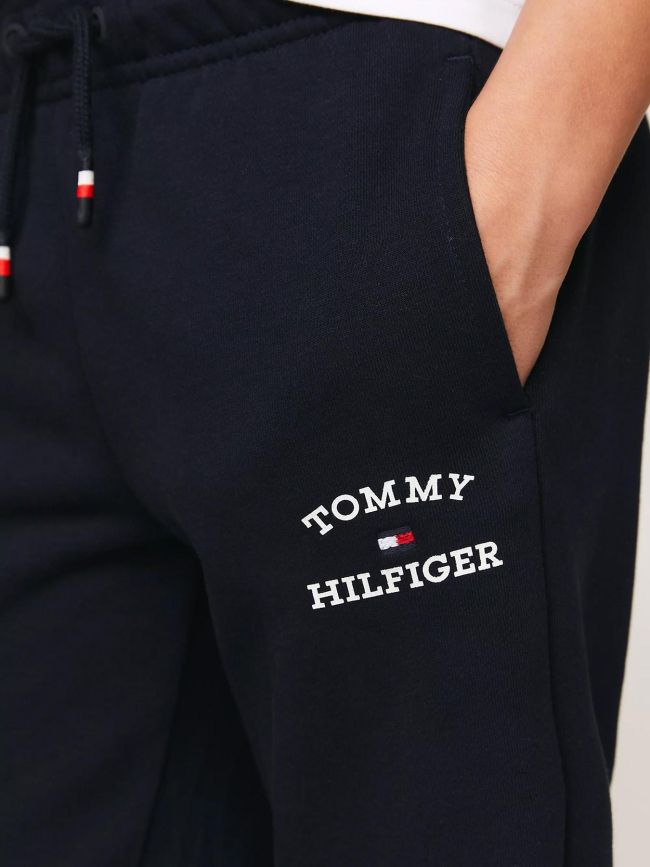 Pantalon de Jogging logo bleu marine enfant - Tommy Hilfiger