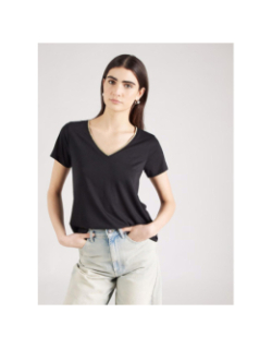 T-shirt col v dalila noir femme - JDY