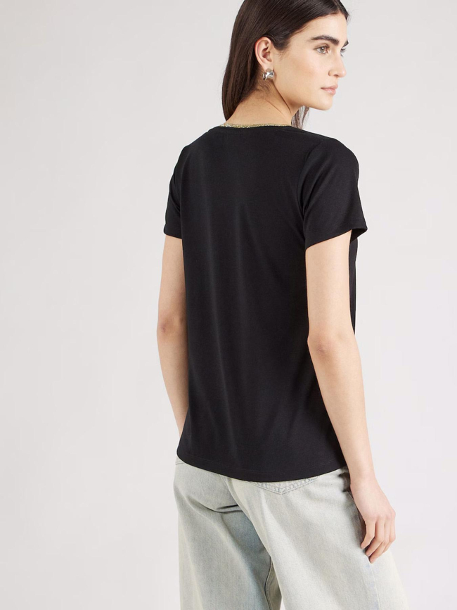T-shirt col v dalila noir femme - JDY
