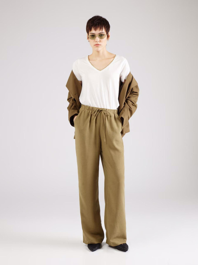 T-shirt col v dalila blanc femme - JDY