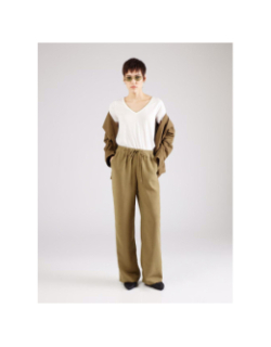 T-shirt col v dalila blanc femme - JDY