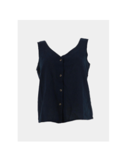 Débardeur en lin say bleu marine femme - JDY