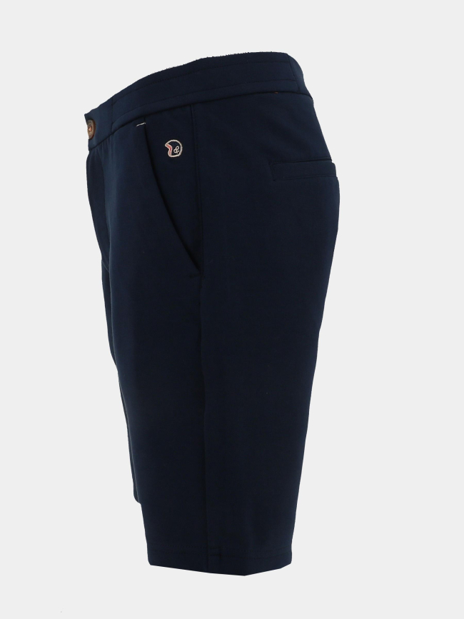 Bermuda signature straight bleu marine homme - Benson & Cherry