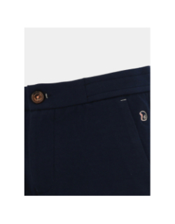 Bermuda signature straight bleu marine homme - Benson & Cherry