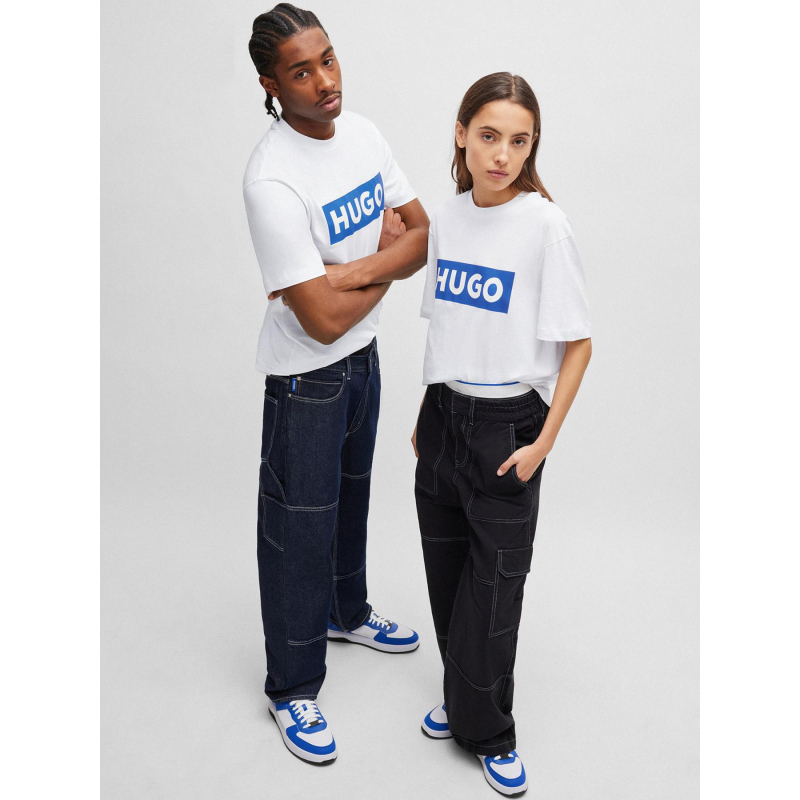 T-shirt logo nico blanc - Hugo