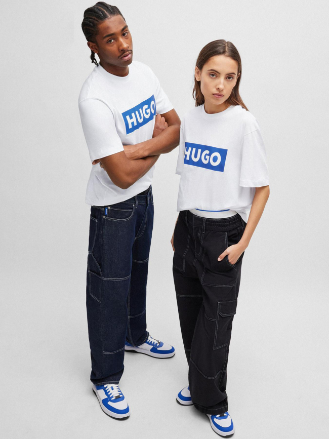 T-shirt logo nico blanc - Hugo