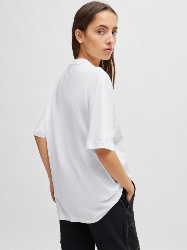 T-shirt logo nico blanc - Hugo