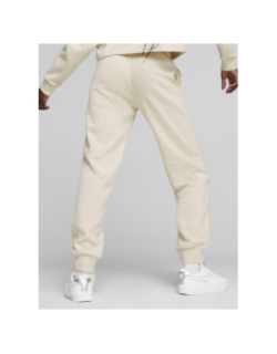 Pantalon de Jogging minimal logo gold beige femme - Puma