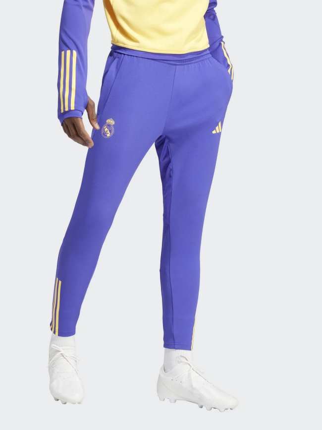 Pantalon de Jogging de football real madrid orange/violet homme - Adidas