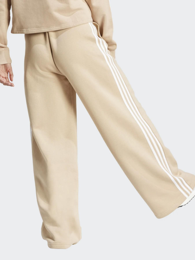 Pantalon de Jogging wide beige femme - Adidas