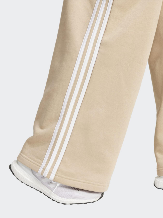 Pantalon de Jogging wide beige femme - Adidas