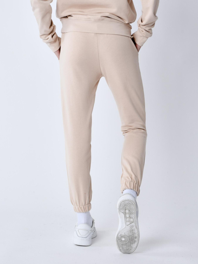 Pantalon de Jogging signature logo beige femme - Project X Paris